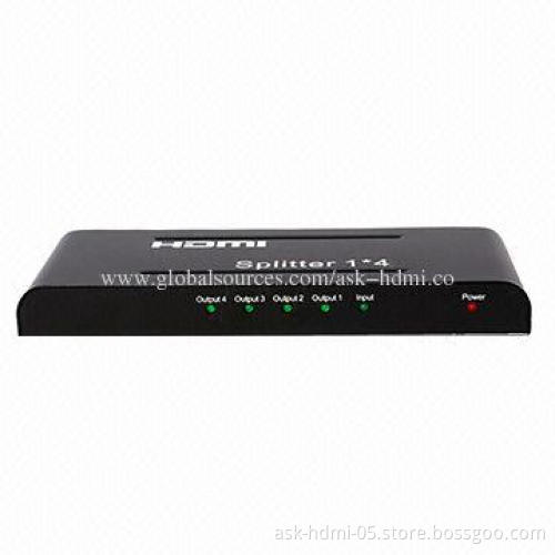 1.3V HDMI Splitter 1 X 4, Supports 3D and CEC